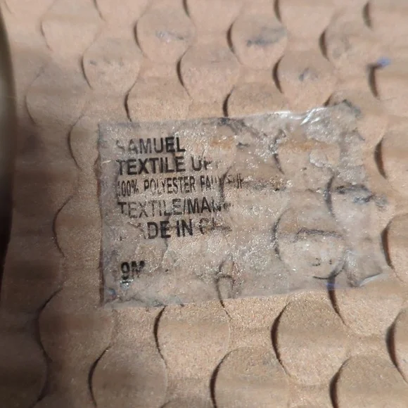 Tan jellypop fur lined tan Laceup shoes size 9M - Picture 8 of 8